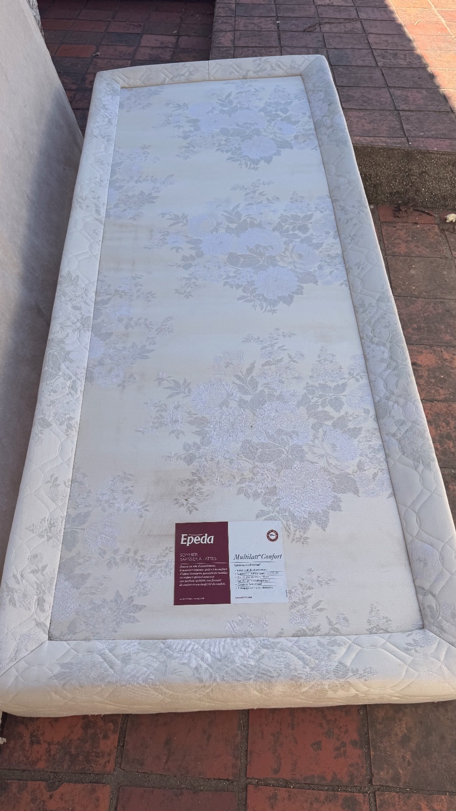 Single sommier bed